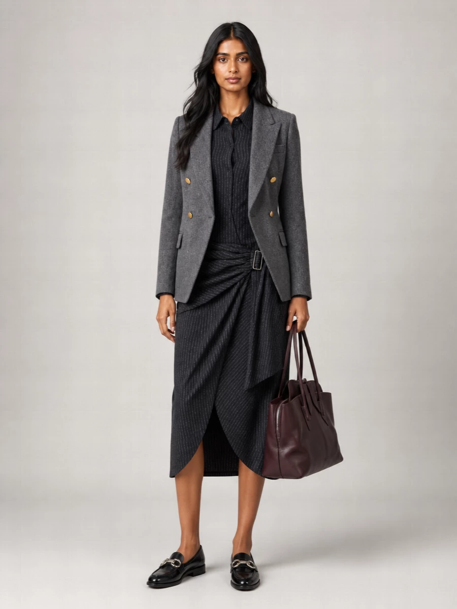 The Attico Medium Leather Shoulder Bag
