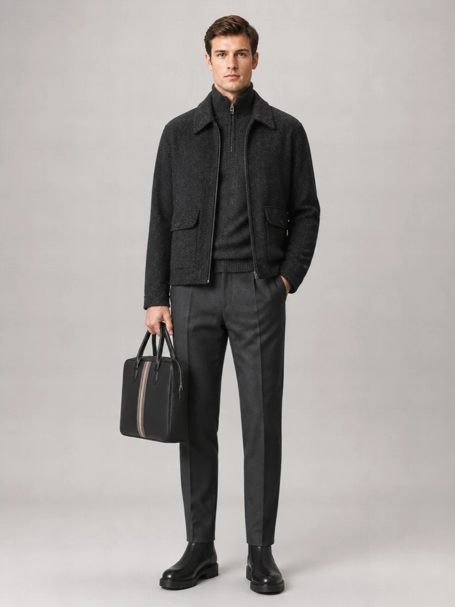 Zegna Wool Tailored Pants