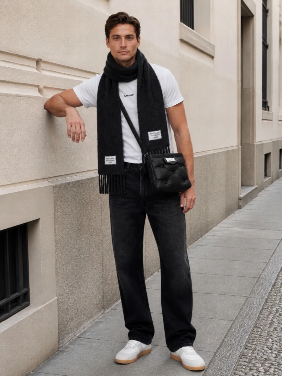 Ambush tee black jeans margiela sneakers