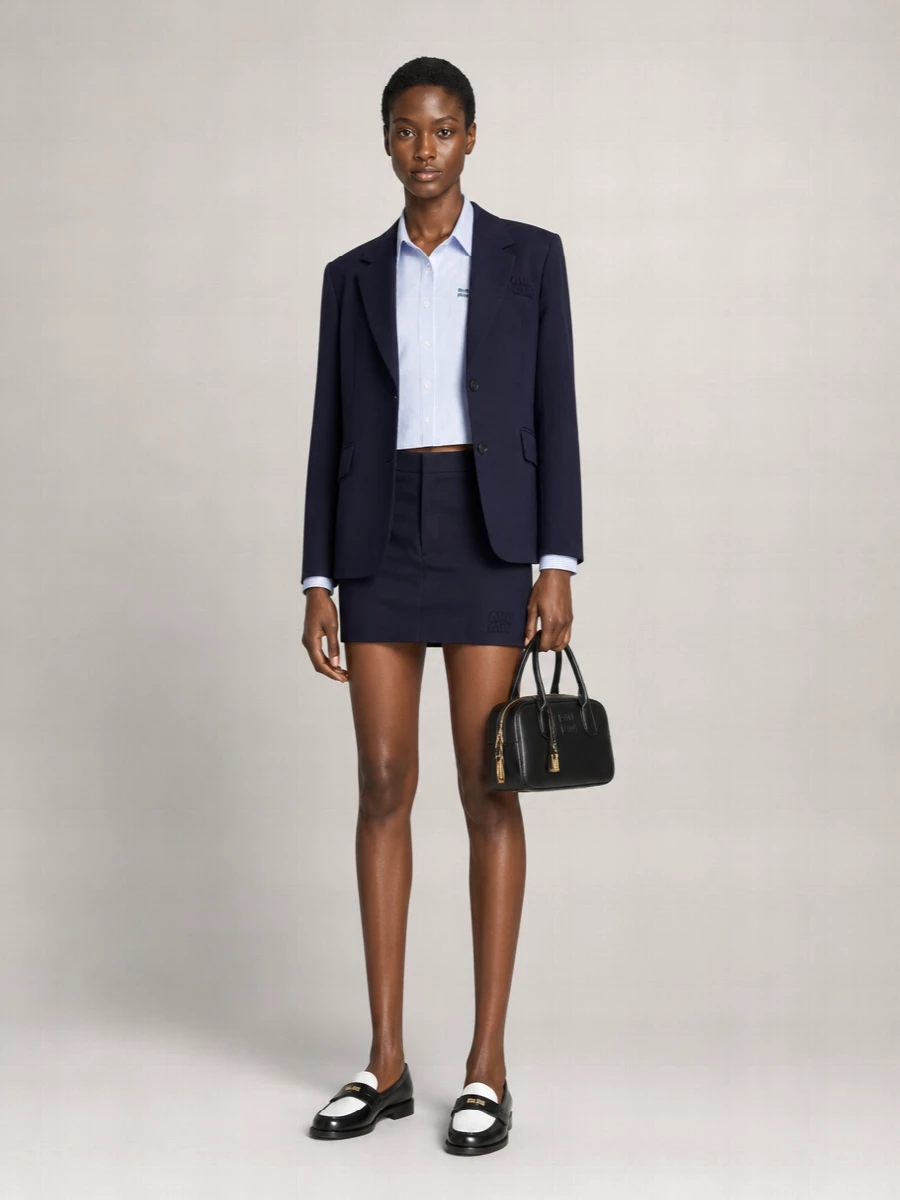Miu Miu Virgin Wool Blazer