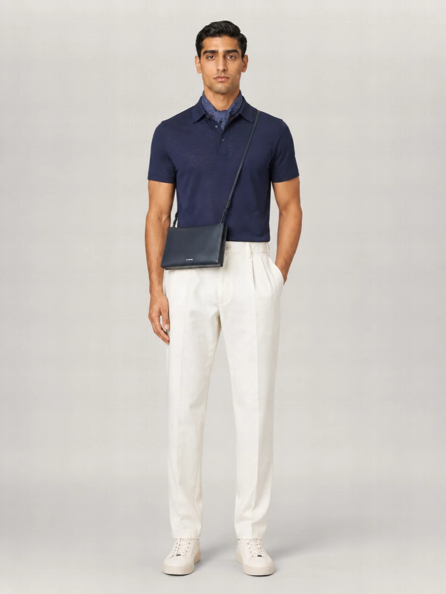 Herno Cotton Short-Sleeve Polo Shirt