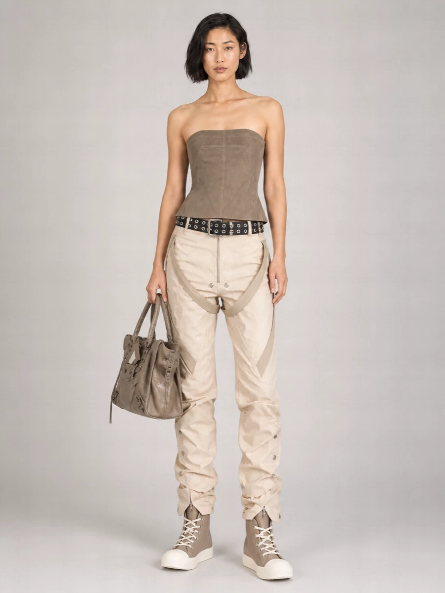 Rick Owens High-Rise Harness Pants