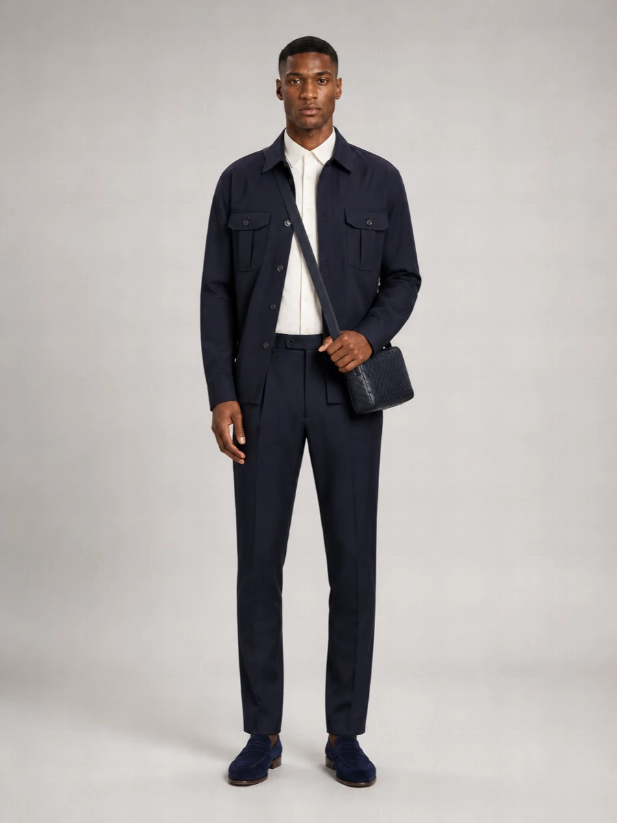 Brioni Silk Vagabond Shirt Jacket