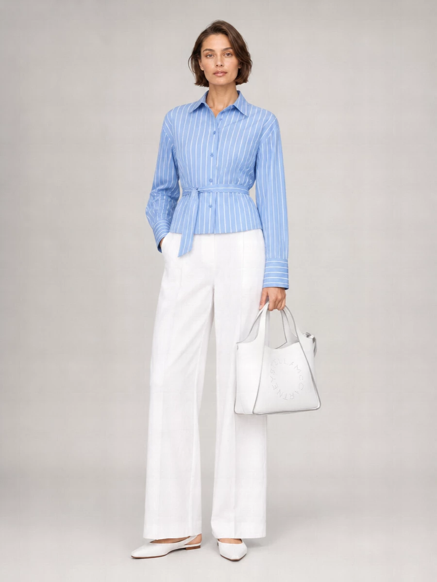 Sportmax Cotton Striped Shirt