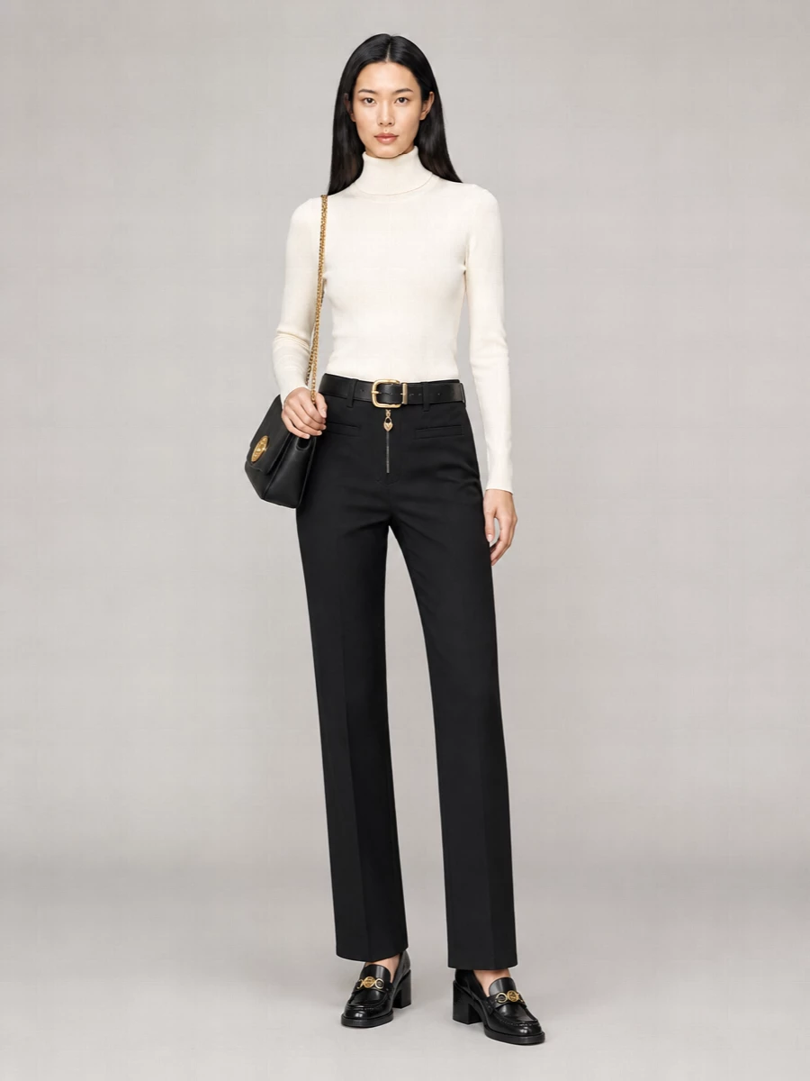 Chloé Cotton Slim Straight-Leg Jeans