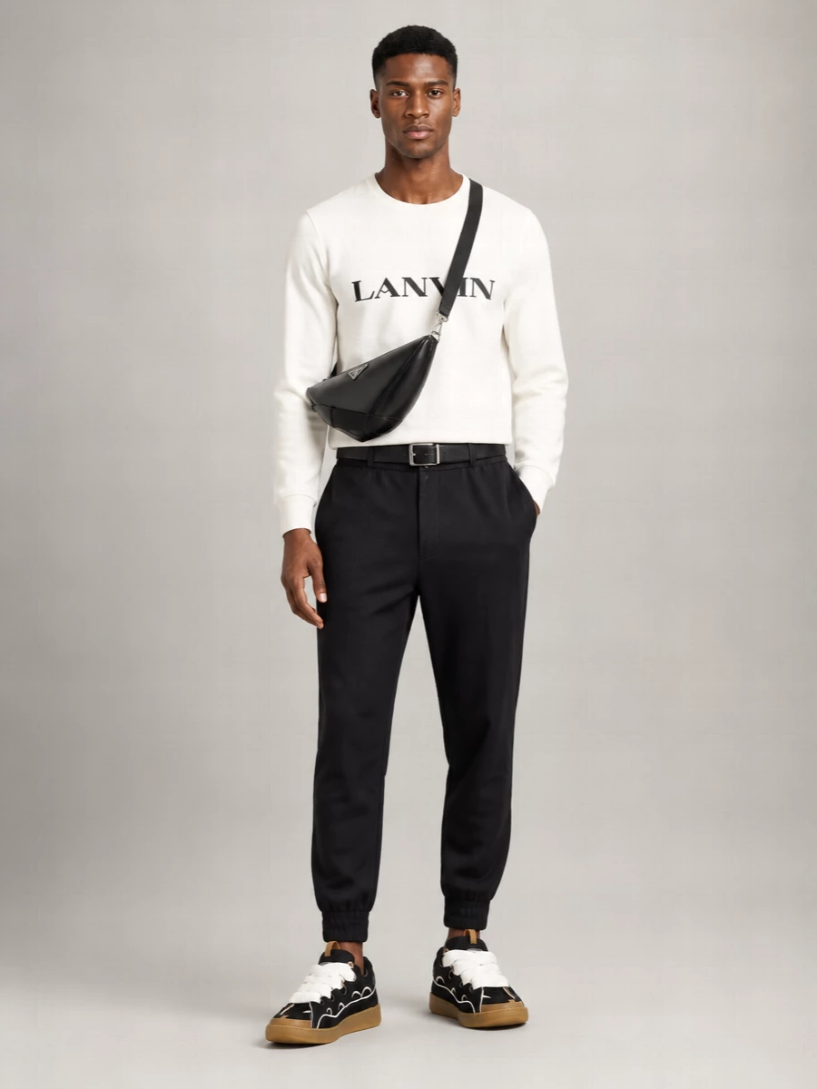Lanvin Virgin Wool Track Pants