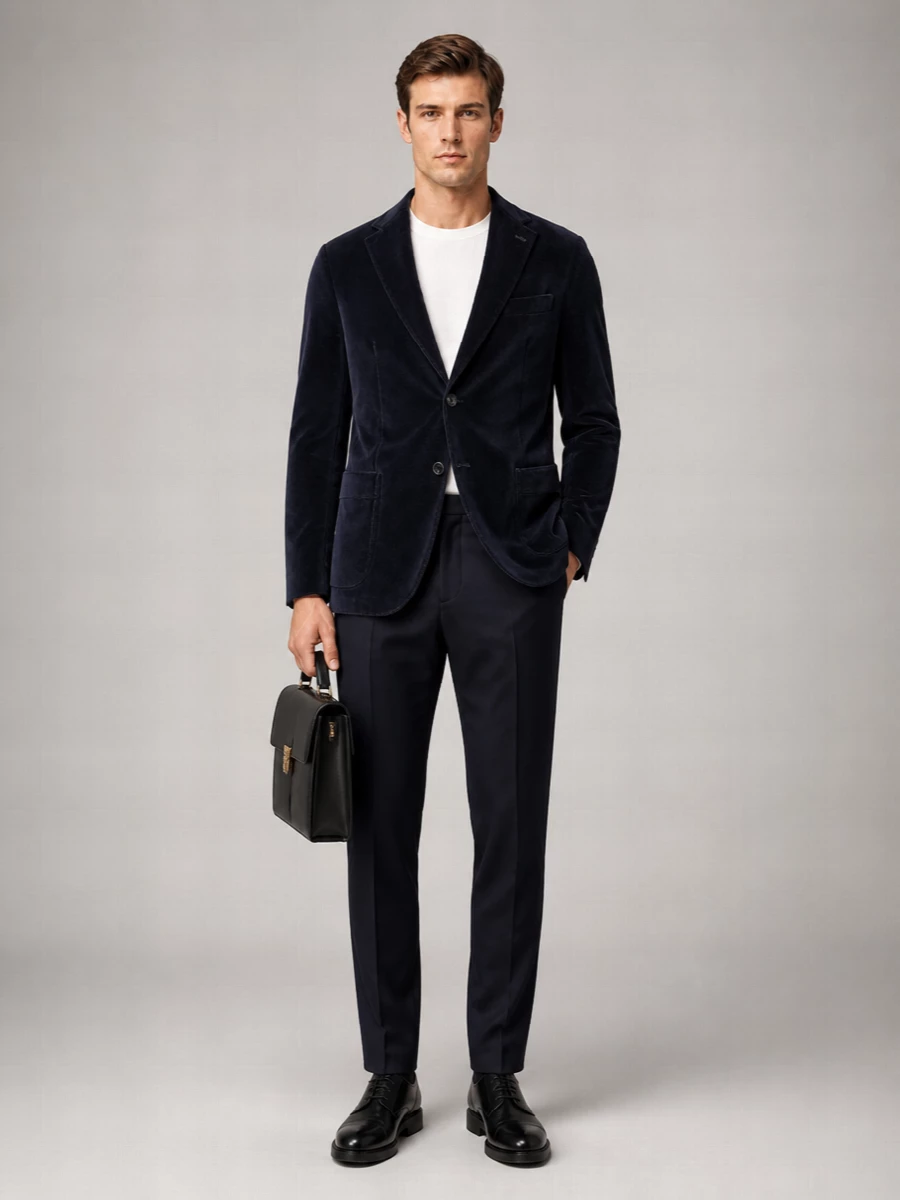 Circolo 1901 Velvet Single Breasted Coat