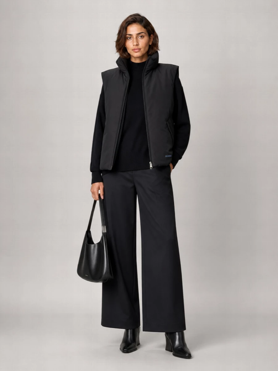 Jil Sander Sleeveless Single Breasted Coat