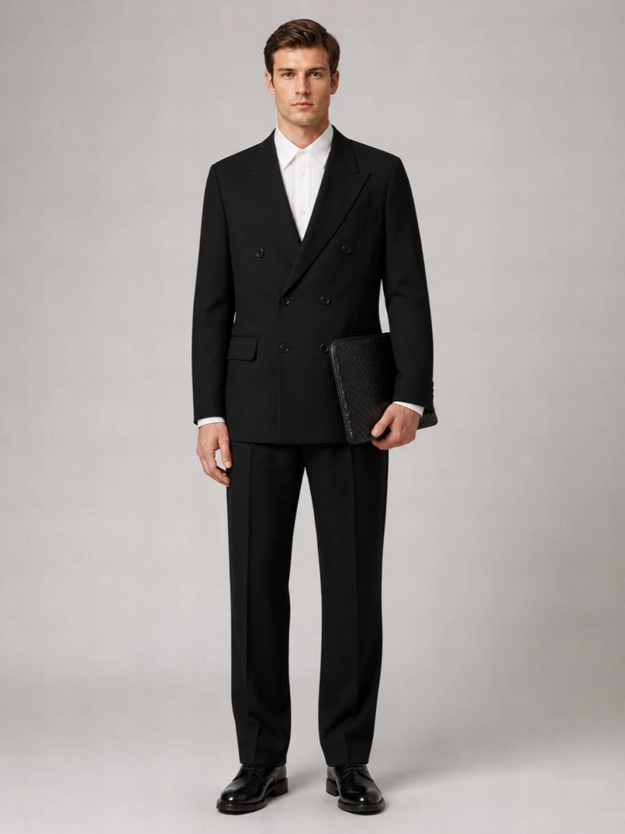 Our Legacy Wool Double-Breasted Blazer