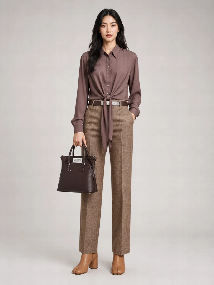 Mm6 Maison Margiela Virgin Wool Tailored Trousers