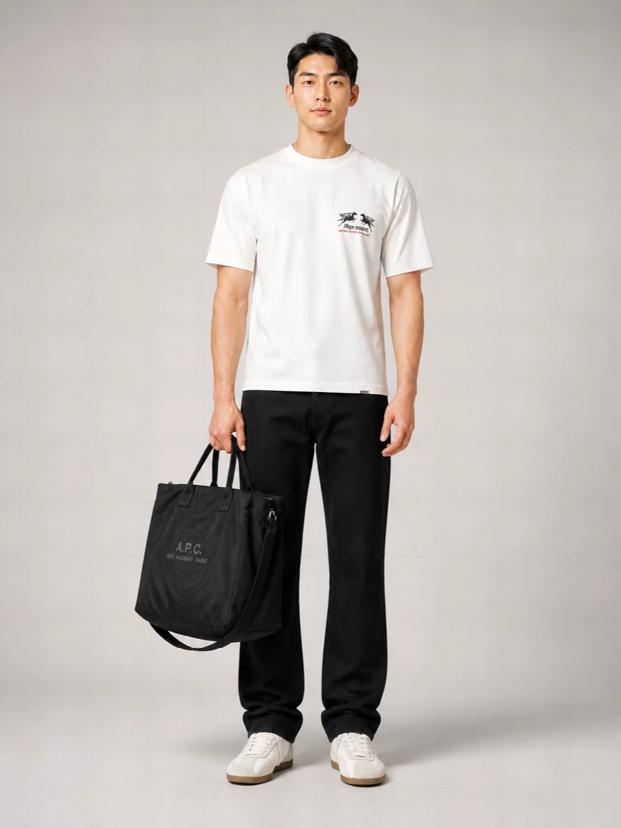 A.p.c. Nylon Crossbody Tote Bag