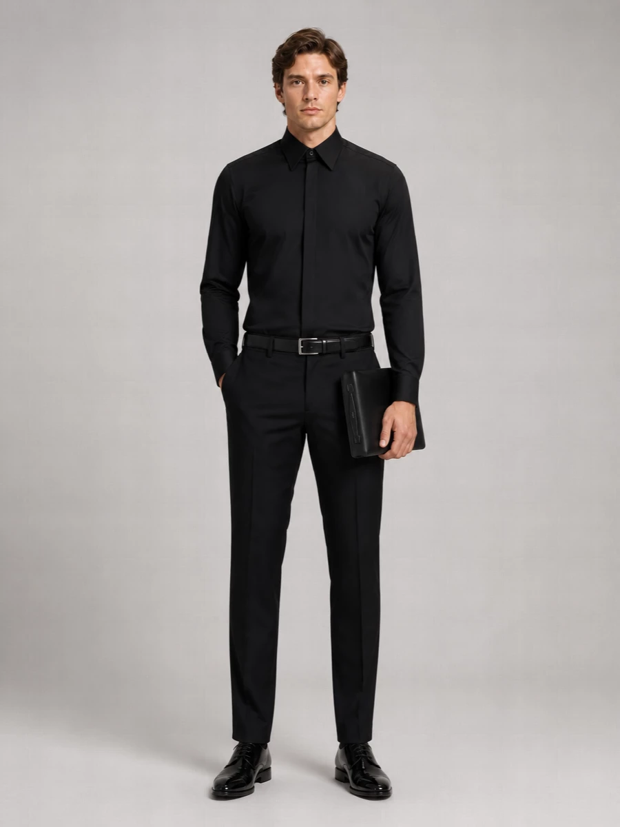 Dolce&Gabbana Virgin Wool Straight-Leg Trousers