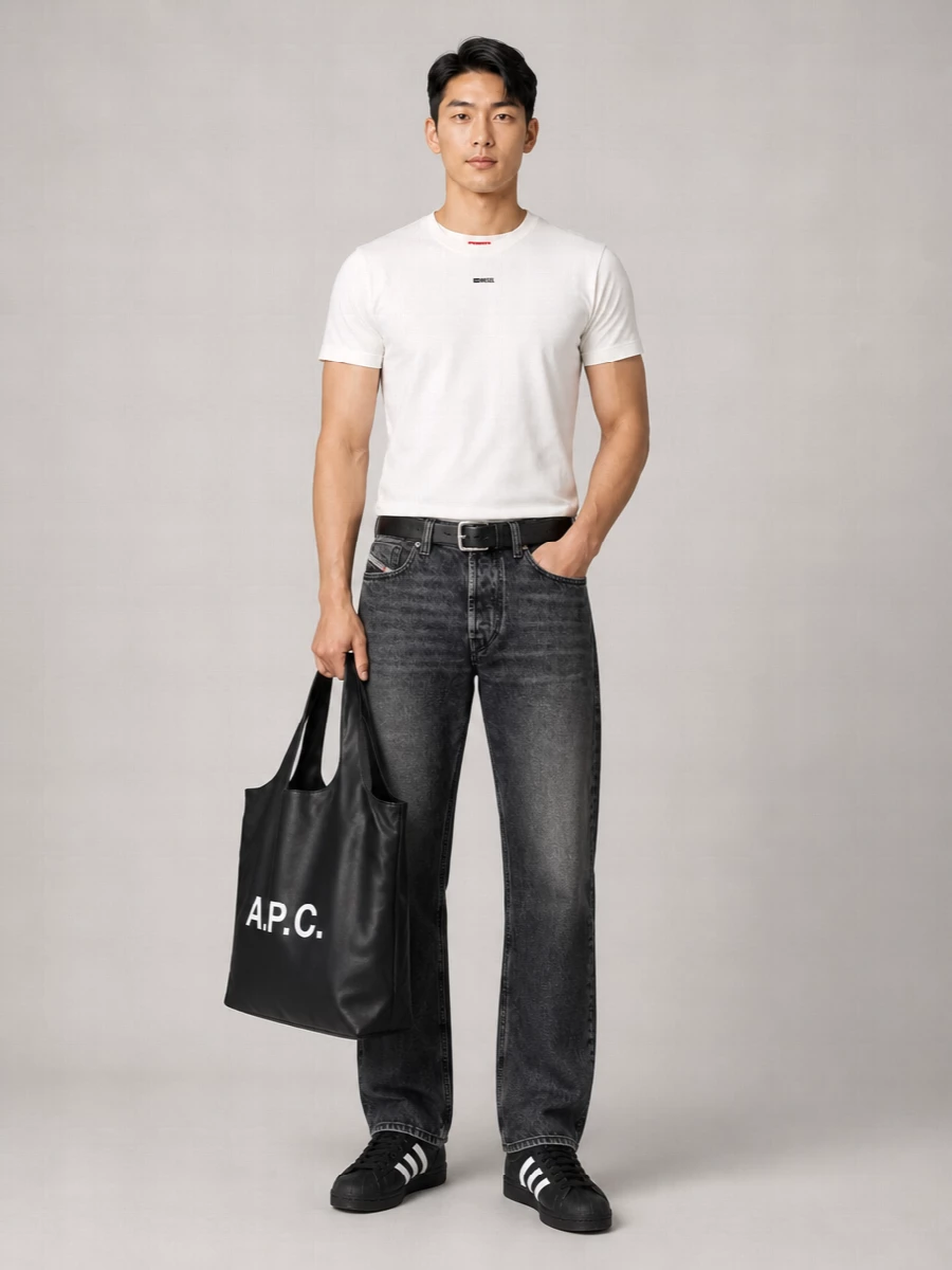 Diesel Cotton Logo T-Shirt