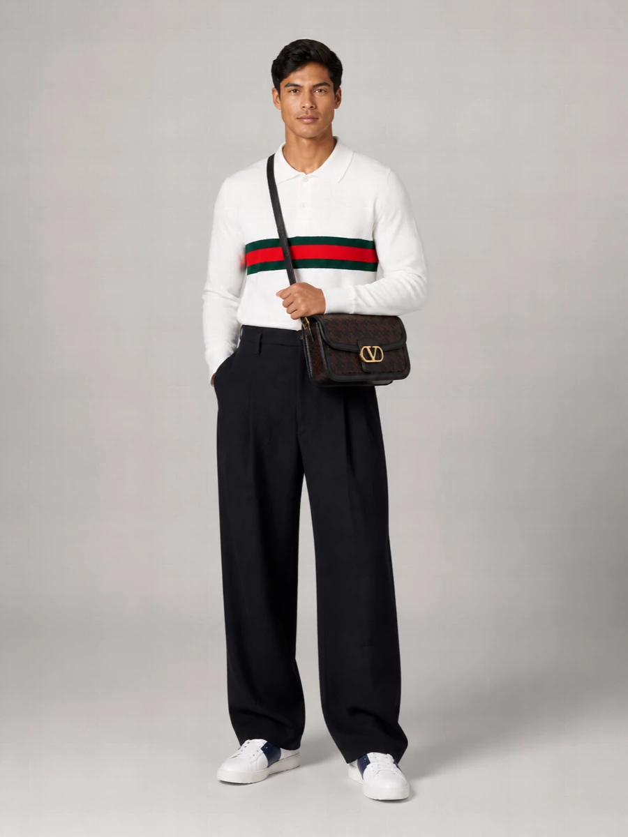 Valentino Garavani Leather Low-Top Sneakers