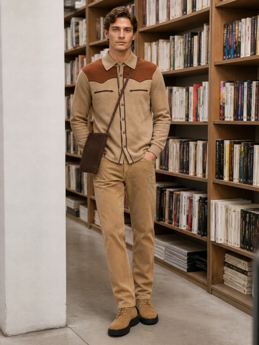 Brunello cucinelli corduroy camel suede boots