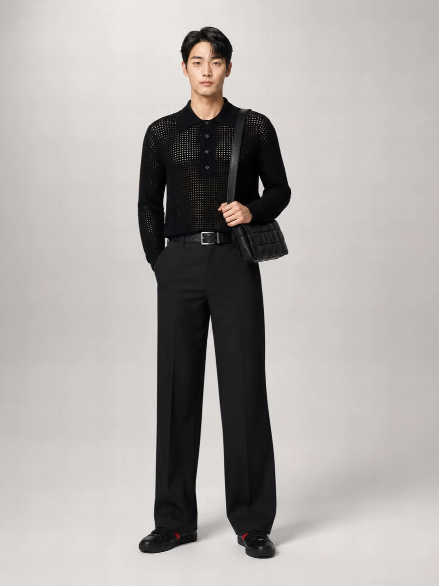 Gucci Crochet Polo Shirt