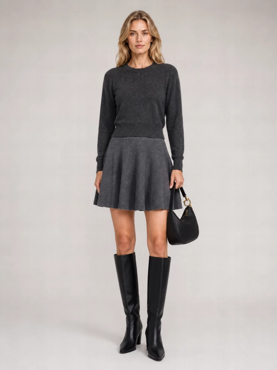 Lisa Yang cashmere full skirt