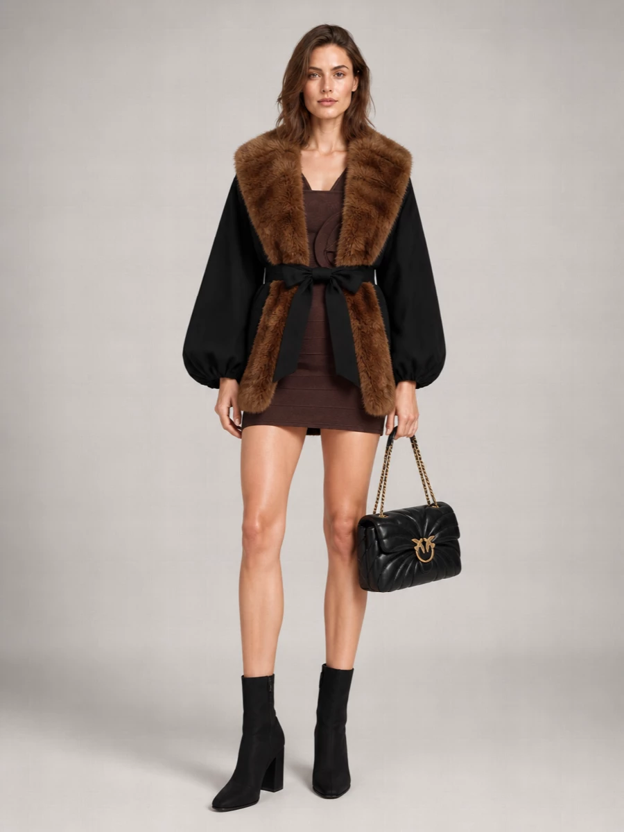 Pinko Love Bag Puff Maxi Leather Cross-Body Bag