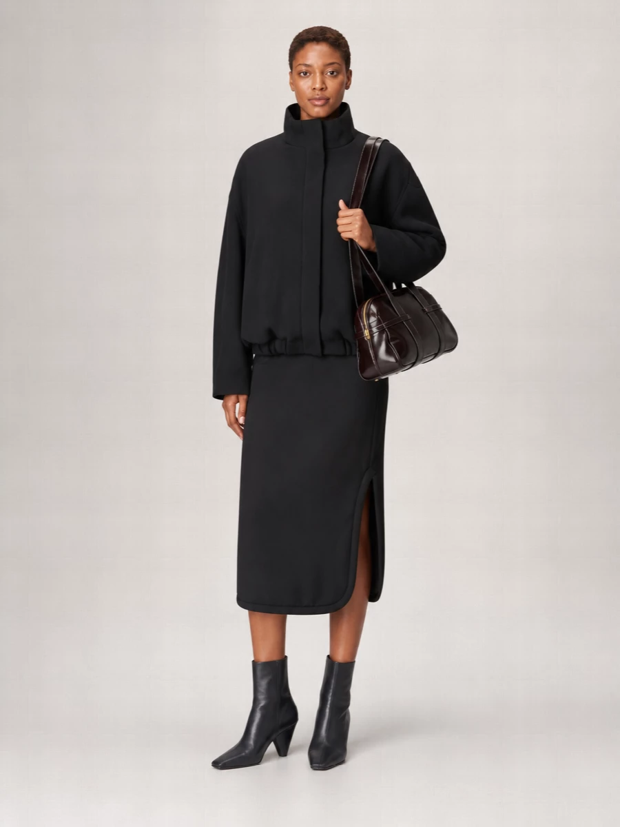 Dries Van Noten Wool Oversized Bomber Jacket
