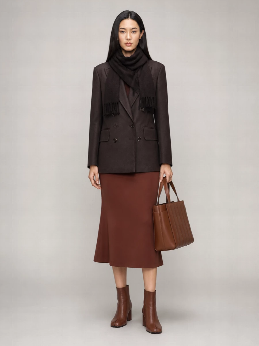 Max Mara Silk High-Rise Paneled Maxi Skirt