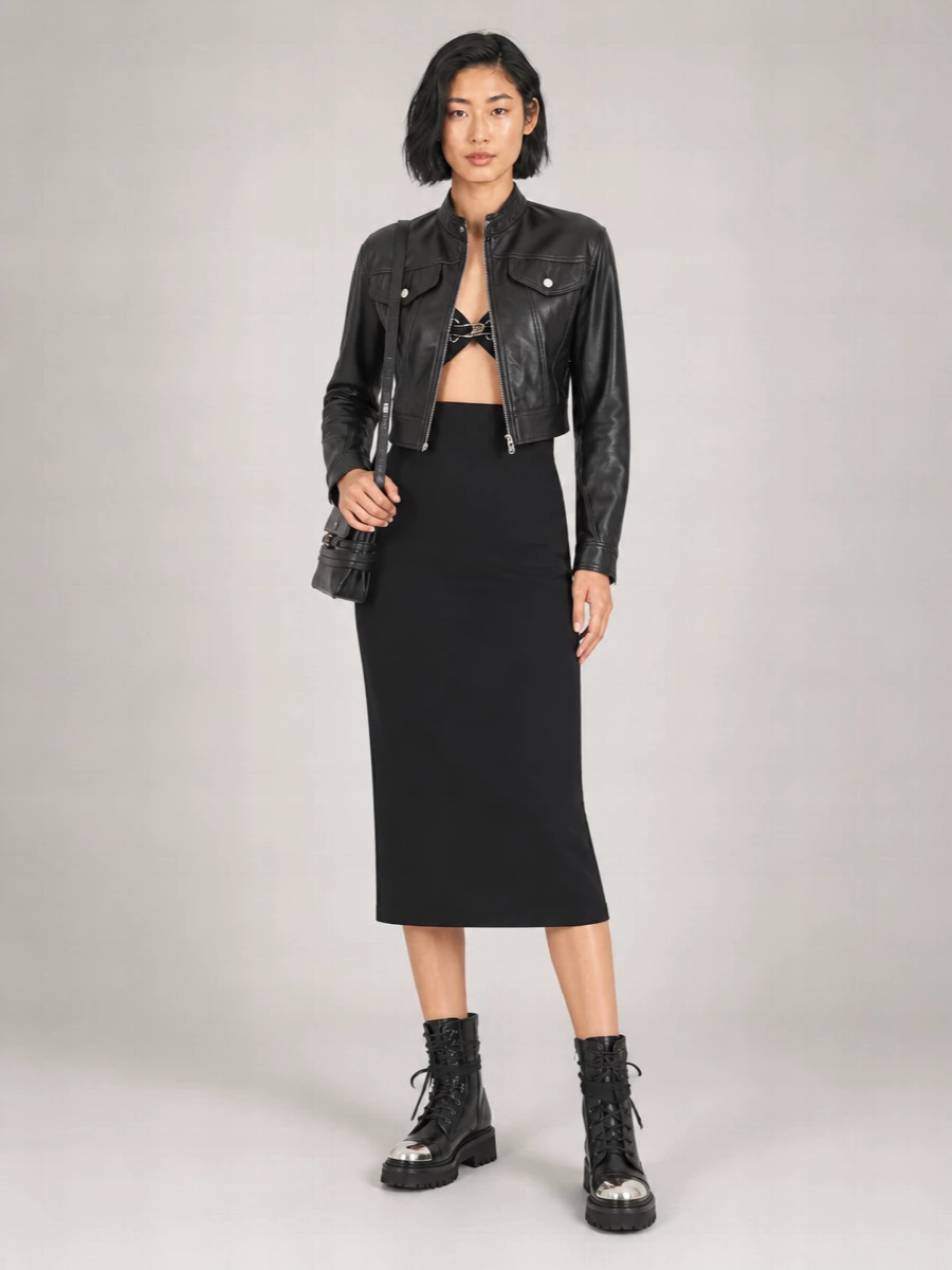 Moschino Leather Shoulder Bag