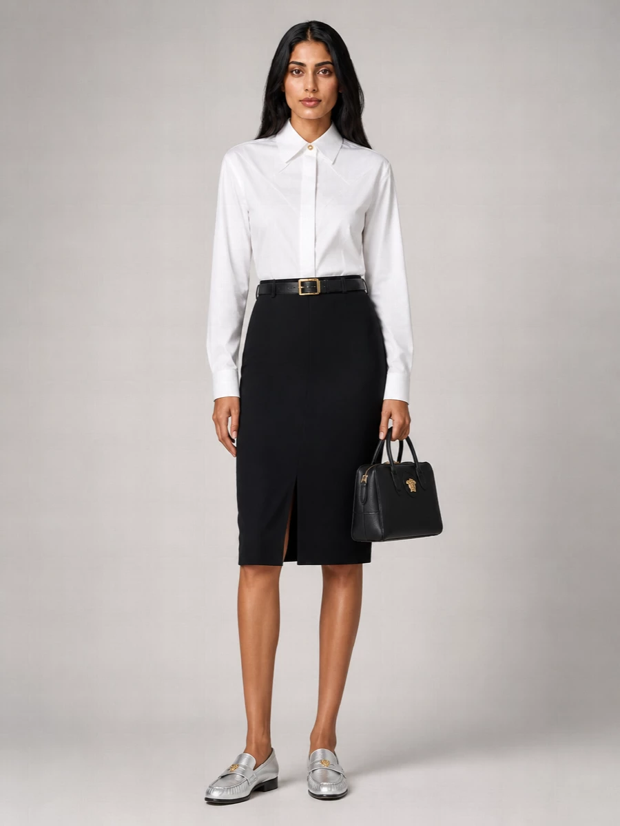 Versace Leather Loafers