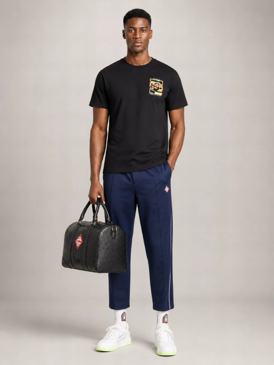 Casablanca Printed Organic Cotton Short-Sleeve T-Shirt