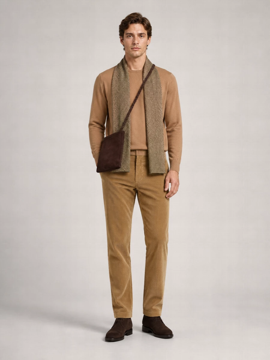 Jacob Cohen Corduroy Low-Rise Tapered Chinos