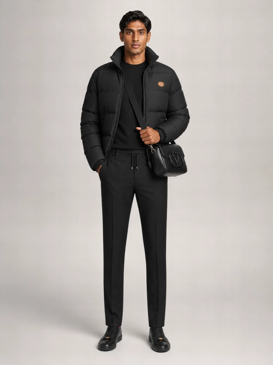 Valentino Garavani Down Hooded Puffer Jacket