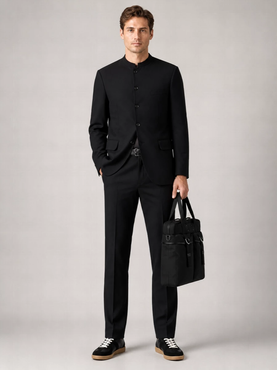 Comme Des Garçons Cropped Straight-Leg Trousers