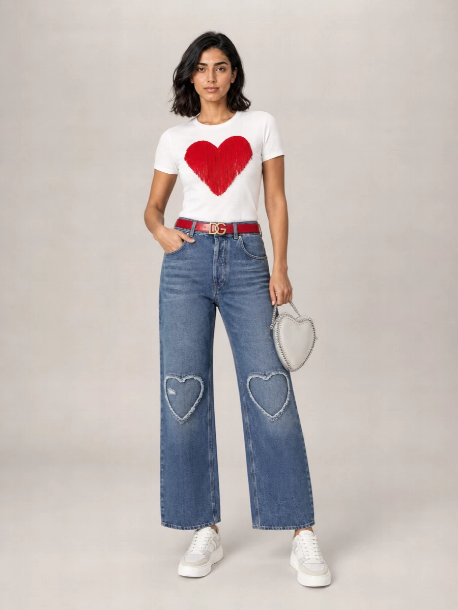 Dsquared2 Cotton Ribbed T-Shirt
