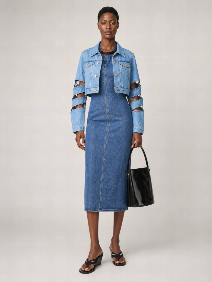 Coperni Swipe Leather Shoulder Bag