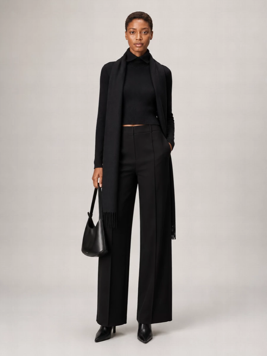 Jil Sander Ribbed Wool Blend Sweater
