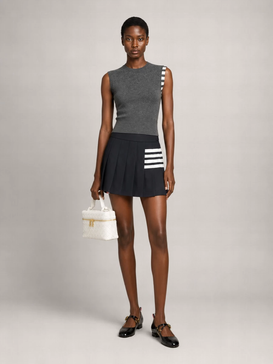 Thom Browne Cashmere Sleeveless Knitted Top
