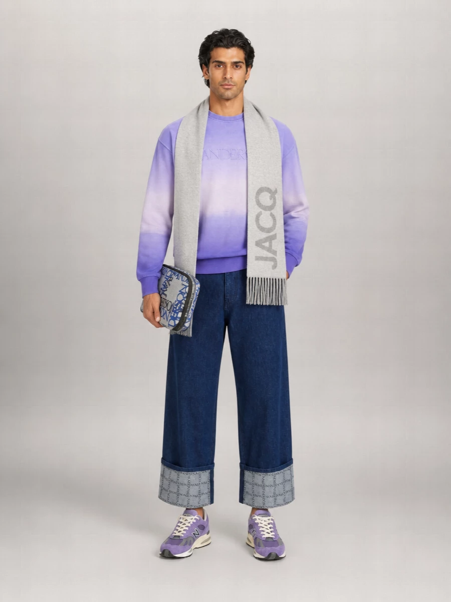 Jw Anderson Gradient Cotton Sweatshirt