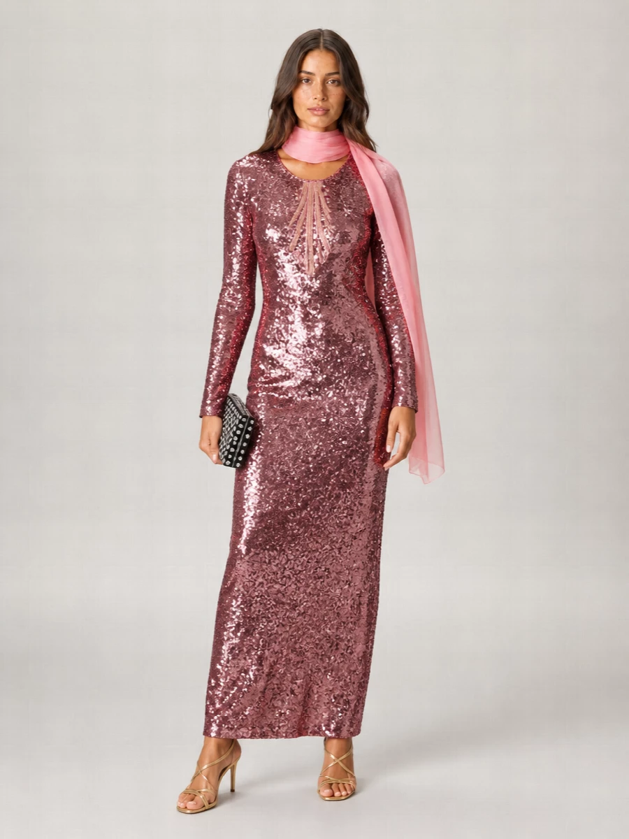 Dolce&Gabbana Sequined Maxi Dress
