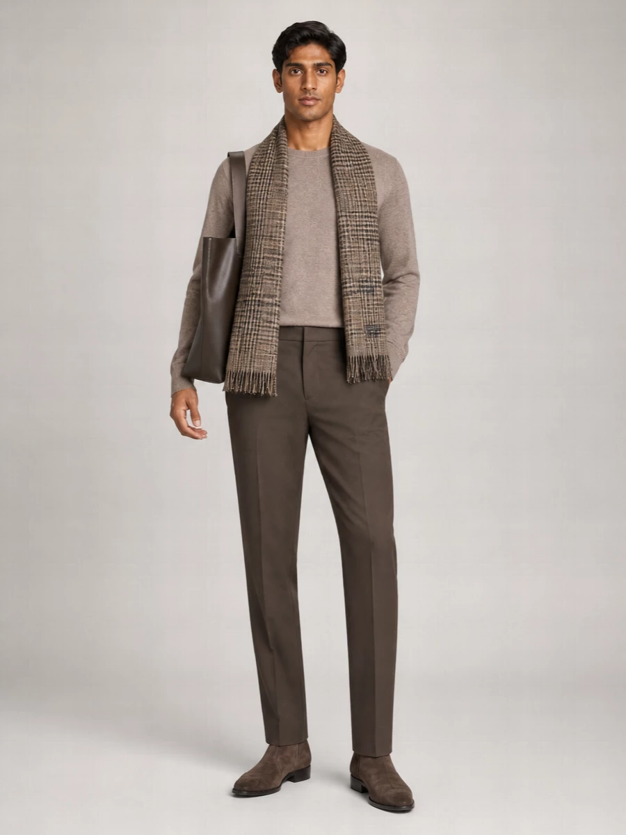 Saint Laurent Wool Tailored Trousers