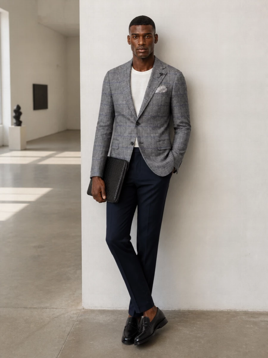 Lardini blazer pt torino trousers tods loafers