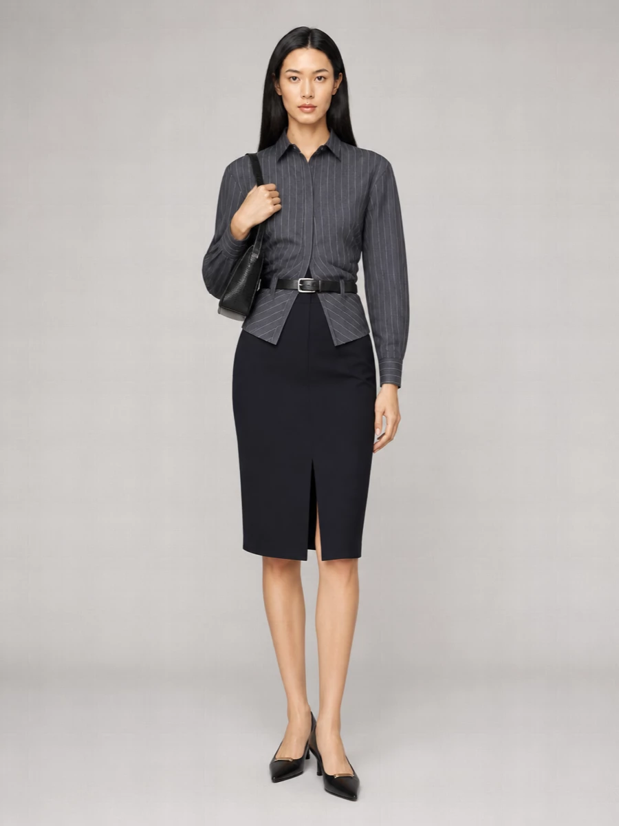 Dondup Midi Pencil Skirt
