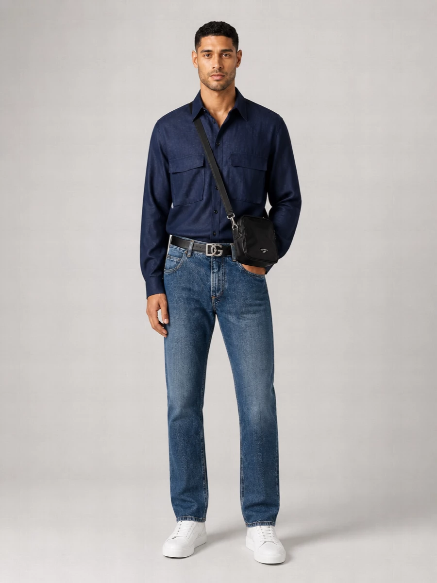 Dolce&Gabbana Cotton Straight-Leg Regular-Fit Jeans