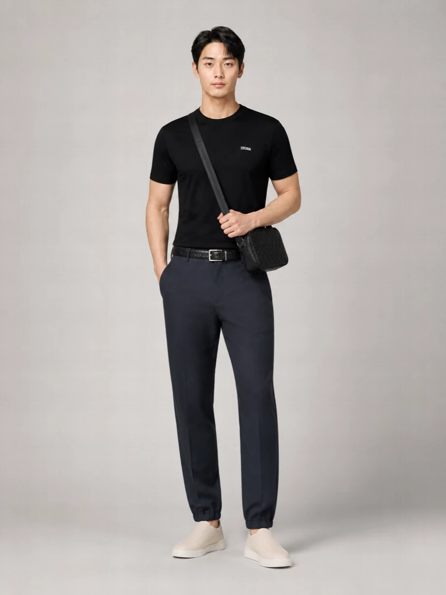 Zegna Triple Stitch Hidden Laces Sneakers