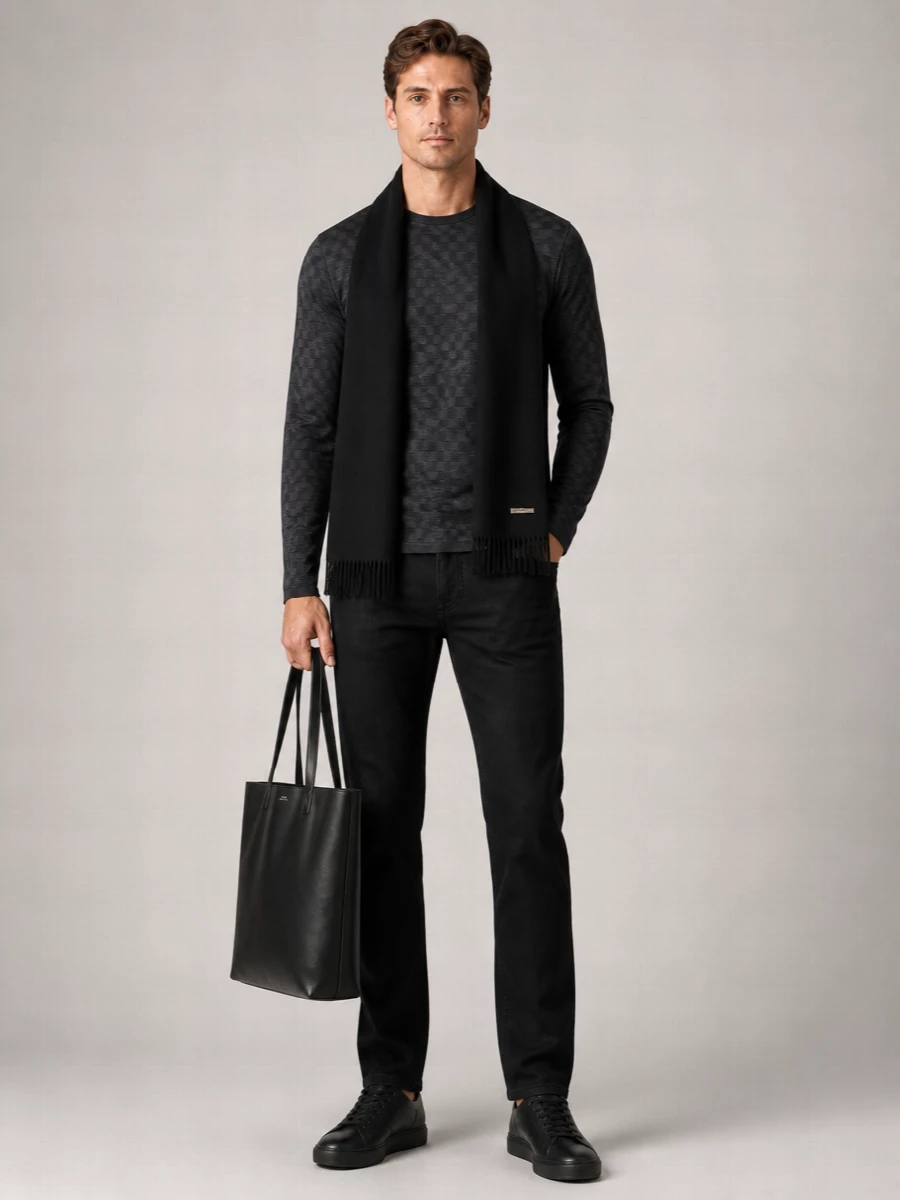 Emporio Armani Virgin Wool Crew-Neck Sweater