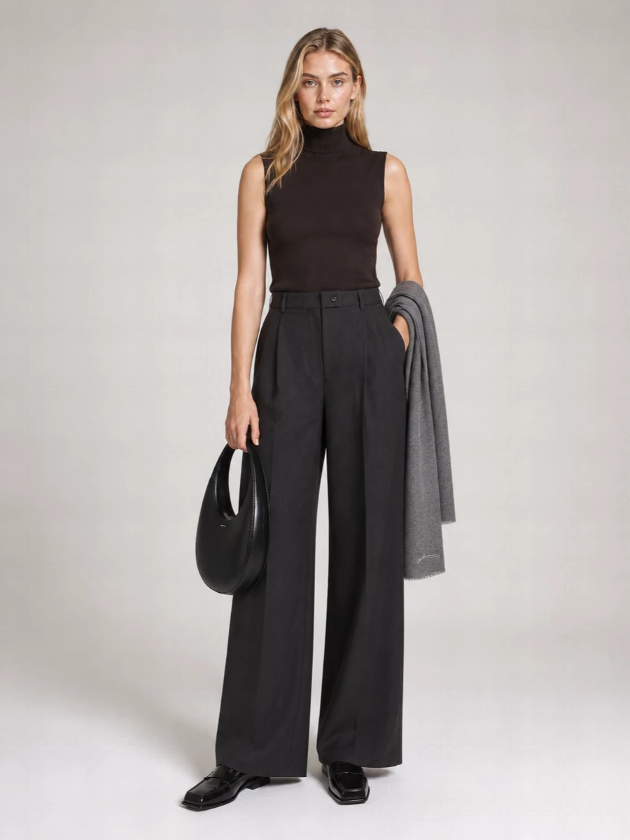 Sportmax 'Wolf Sleeveless High Neck Knitwear'