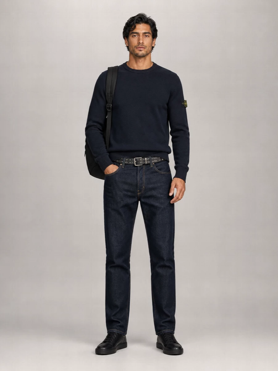 Lemaire Leather Studded Belt