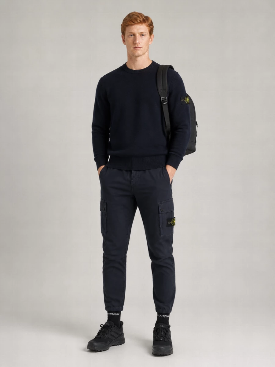 Stone Island Cotton Cargo Pants