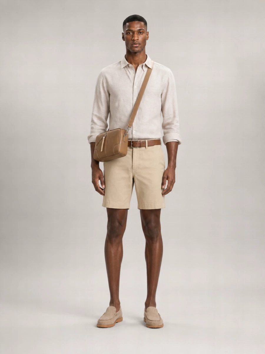 Michael Kors Linen Long Sleeve Shirt
