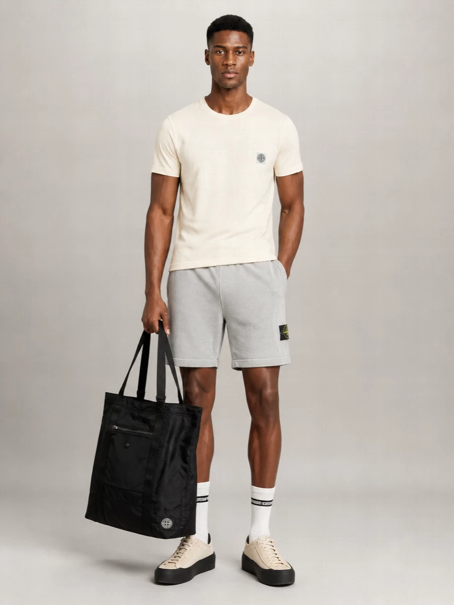 Stone Island Cotton Logo Patch T-Shirt
