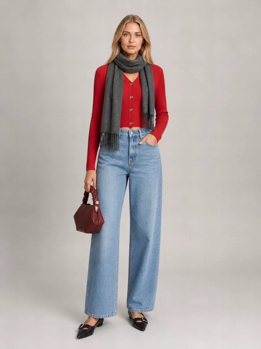 Ganni Merino Wool Cardigan