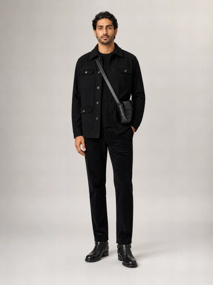Brioni Cashmere Blend Shirt Jacket