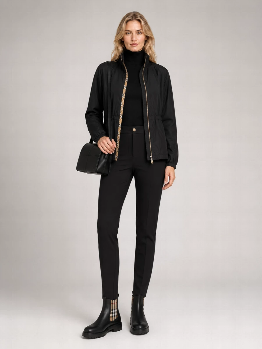 Burberry Hooded Oversized Jacket
